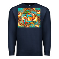 Navy just peachy peach tumbler Premium Sweatshirt - BarkalooDesign