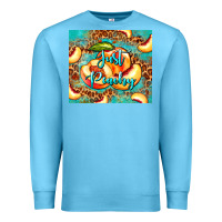 Ocean Blue just peachy peach tumbler Premium Sweatshirt - BarkalooDesign