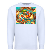 White just peachy peach tumbler Premium Sweatshirt - BarkalooDesign