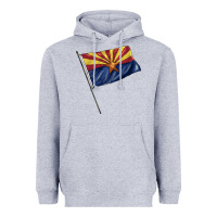 Heather Grey arizona flag Heavyweight Hoodie - BarkalooDesign
