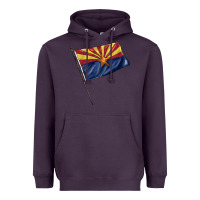 Plum arizona flag Heavyweight Hoodie - BarkalooDesign