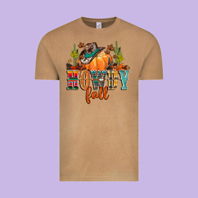 Howdy Fall Vintage Tee Designed By Cowgirlartshop