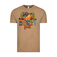 Vintage Coffee howdy fall Vintage Tee - CowGirlArtShop