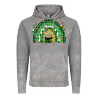 Cloud Rock St. Patrick's rainbow Vintage Hoodie - CowGirlArtShop