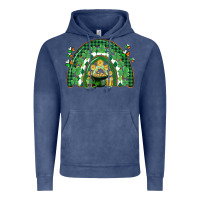 Vintage Denim St. Patrick's rainbow Vintage Hoodie - CowGirlArtShop