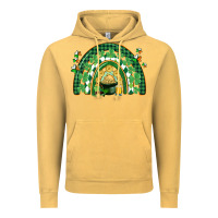 Vintage Mustard St. Patrick's rainbow Vintage Hoodie - CowGirlArtShop