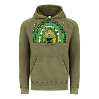 Vintage Olive St. Patrick's rainbow Vintage Hoodie - CowGirlArtShop