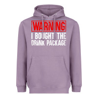 Lavender Mens Warning I Bought The Drink Package Cruise Shirts [Men] Heavyweight Hoodie - trangStudio