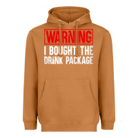 Meerkat Mens Warning I Bought The Drink Package Cruise Shirts [Men] Heavyweight Hoodie - trangStudio