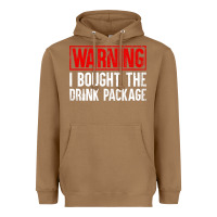 Toasted Coconut Mens Warning I Bought The Drink Package Cruise Shirts [Men] Heavyweight Hoodie - trangStudio