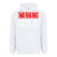 White Mens Warning I Bought The Drink Package Cruise Shirts [Men] Heavyweight Hoodie - trangStudio