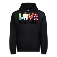Black love dentallife Urban Hoodie - AdoDesignShop