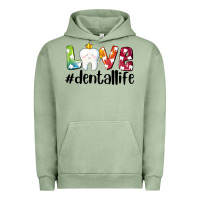 Pigment Oil Green love dentallife Urban Hoodie - AdoDesignShop