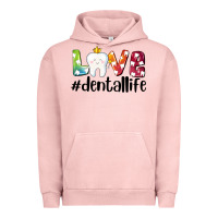 Pigment Salmon love dentallife Urban Hoodie - AdoDesignShop