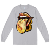 Moon Dust Softball Tongue Long Sleeve Tee - Jasminsmagicworld