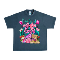 Midnight Navy Loads of love truck Valentine's Day Urban Heavy Tee - HowdyJamesFarm