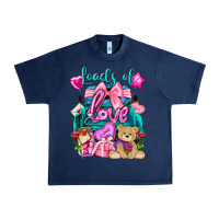 Navy Loads of love truck Valentine's Day Urban Heavy Tee - HowdyJamesFarm