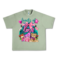 Oil Green Loads of love truck Valentine's Day Urban Heavy Tee - HowdyJamesFarm