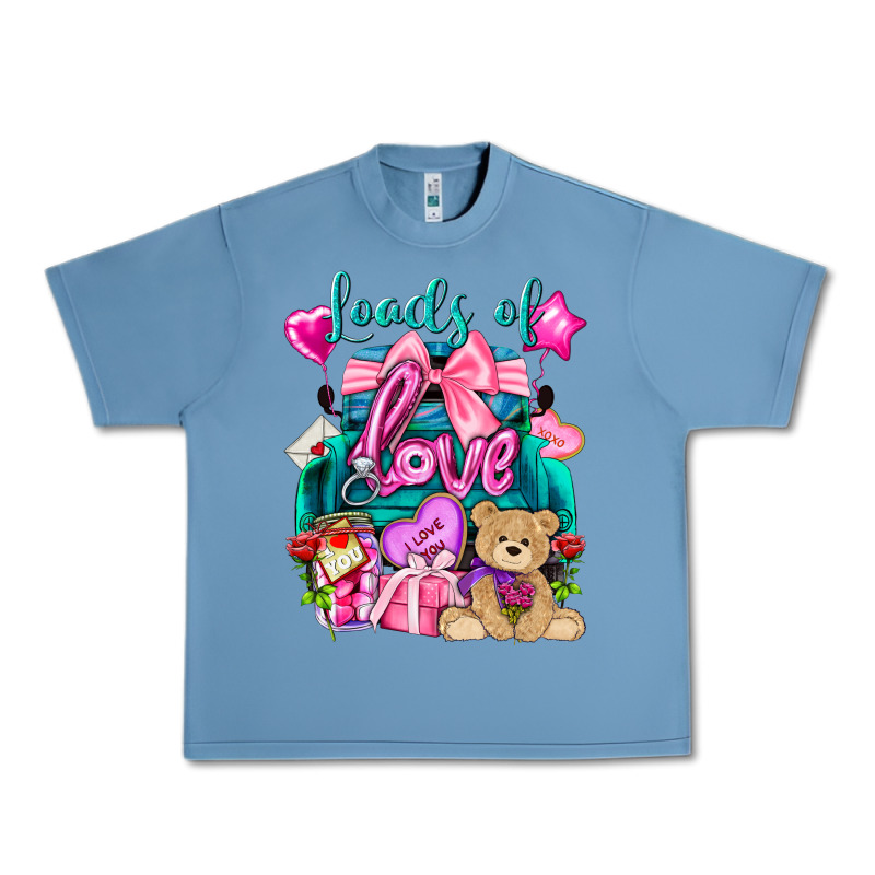Loads Of Love Truck Valentine's Day Urban Heavy Tee by HowdyJamesFarm | Teevron