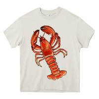 Cream crawfish Heavy Core Tee - RanaPortraitStore