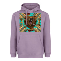 Lavender bear native american  tumbler Heavyweight Hoodie - BarkalooDesign
