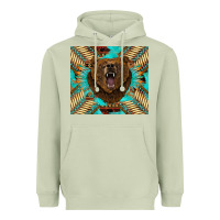 Matcha bear native american  tumbler Heavyweight Hoodie - BarkalooDesign