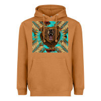 Meerkat bear native american  tumbler Heavyweight Hoodie - BarkalooDesign