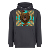 Smoke bear native american  tumbler Heavyweight Hoodie - BarkalooDesign