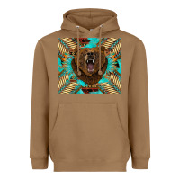 Toasted Coconut bear native american  tumbler Heavyweight Hoodie - BarkalooDesign