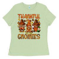 Matcha thankful for my gnomies Ladies Tee - NancyCooperArtShop