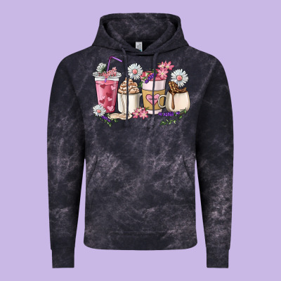 Mama Coffee Cup Mother's Day Vintage Hoodie Designed By Howdyjamesfarm