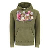Vintage Olive Mama coffee cup mother's day Vintage Hoodie - HowdyJamesFarm