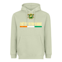 Matcha Cote d_Ivoire National Flag Ivory Coast Coat Of Arms Gift Heavyweight Hoodie - trangStudio