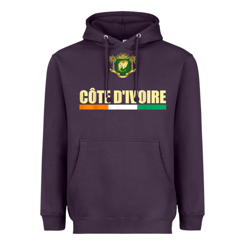 Cote D_ivoire National Flag Ivory Coast Coat Of Arms Gift Heavyweight Hoodie by trangStudio | Teevron