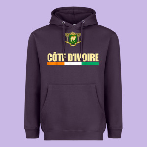 Cote D_ivoire National Flag Ivory Coast Coat Of Arms Gift Heavyweight Hoodie Designed By Trangstudio