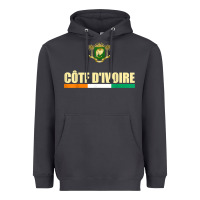 Smoke Cote d_Ivoire National Flag Ivory Coast Coat Of Arms Gift Heavyweight Hoodie - trangStudio