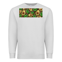 Dove Grey avocados with wood and leopard background 11 oz mug Premium Sweatshirt - BarkalooDesign