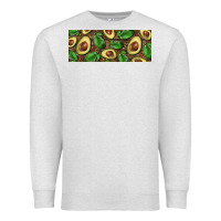 Oatmeal Heather avocados with wood and leopard background 11 oz mug Premium Sweatshirt - BarkalooDesign