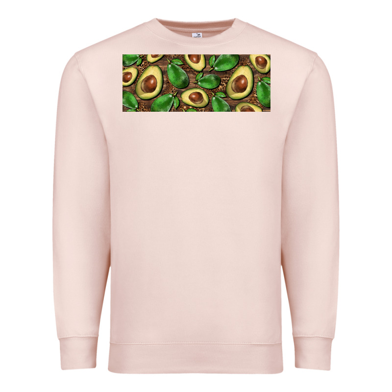 Avocados With Wood And Leopard Background 11 Oz Mug Premium Sweatshirt by BarkalooDesign | Teevron
