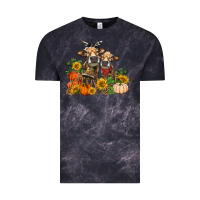 Cloud Black Fall heifer cows Vintage Tee - RanaPortraitStore