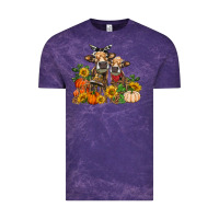 Cloud Purple Fall heifer cows Vintage Tee - RanaPortraitStore