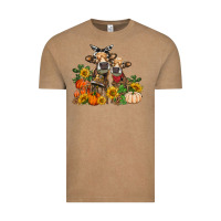 Vintage Coffee Fall heifer cows Vintage Tee - RanaPortraitStore