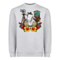 Heather Grey farm life sheep Heavyweight Sweatshirt - SublimationCraftShop