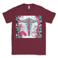 Burgundy nurse Classic Tee - TumblerDesignByShophia