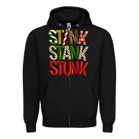 Black Stink stank stunk Zipper Hoodie - Artiststas