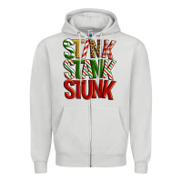 Dove Grey Stink stank stunk Zipper Hoodie - Artiststas