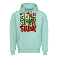 Stink Stank Stunk Zipper Hoodie | Teevron