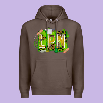 St. Patricks Day Lpn Premium Hoodie Designed By Cowhidedigitalart