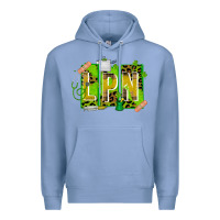 Colony Blue St. Patricks Day Lpn Premium Hoodie - CowhideDigitalArt