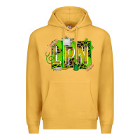Mustard St. Patricks Day Lpn Premium Hoodie - CowhideDigitalArt